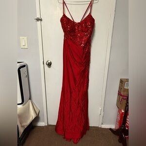Faviana Red Sequin Prom, graduation party etc. Dress